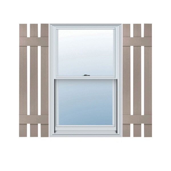 Ekena Millwork Builders Edge, TailorMade Three Board Spaced (2 Batten), Board-n-Batten Shutters, BES3120046008, PR BES3120046008 - main